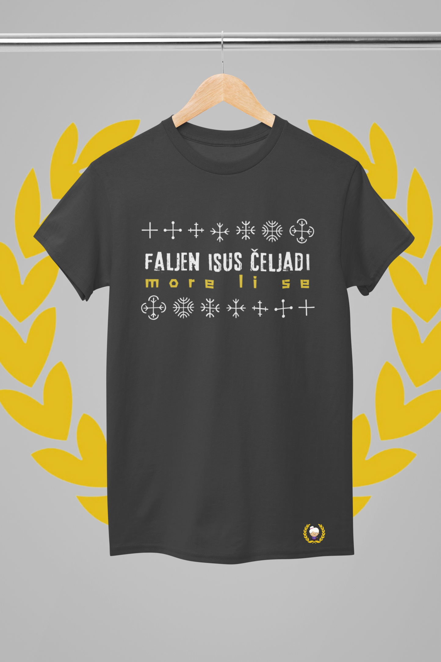 Majica kratkih rukava "faljen Isus čeljadi, more li se"
