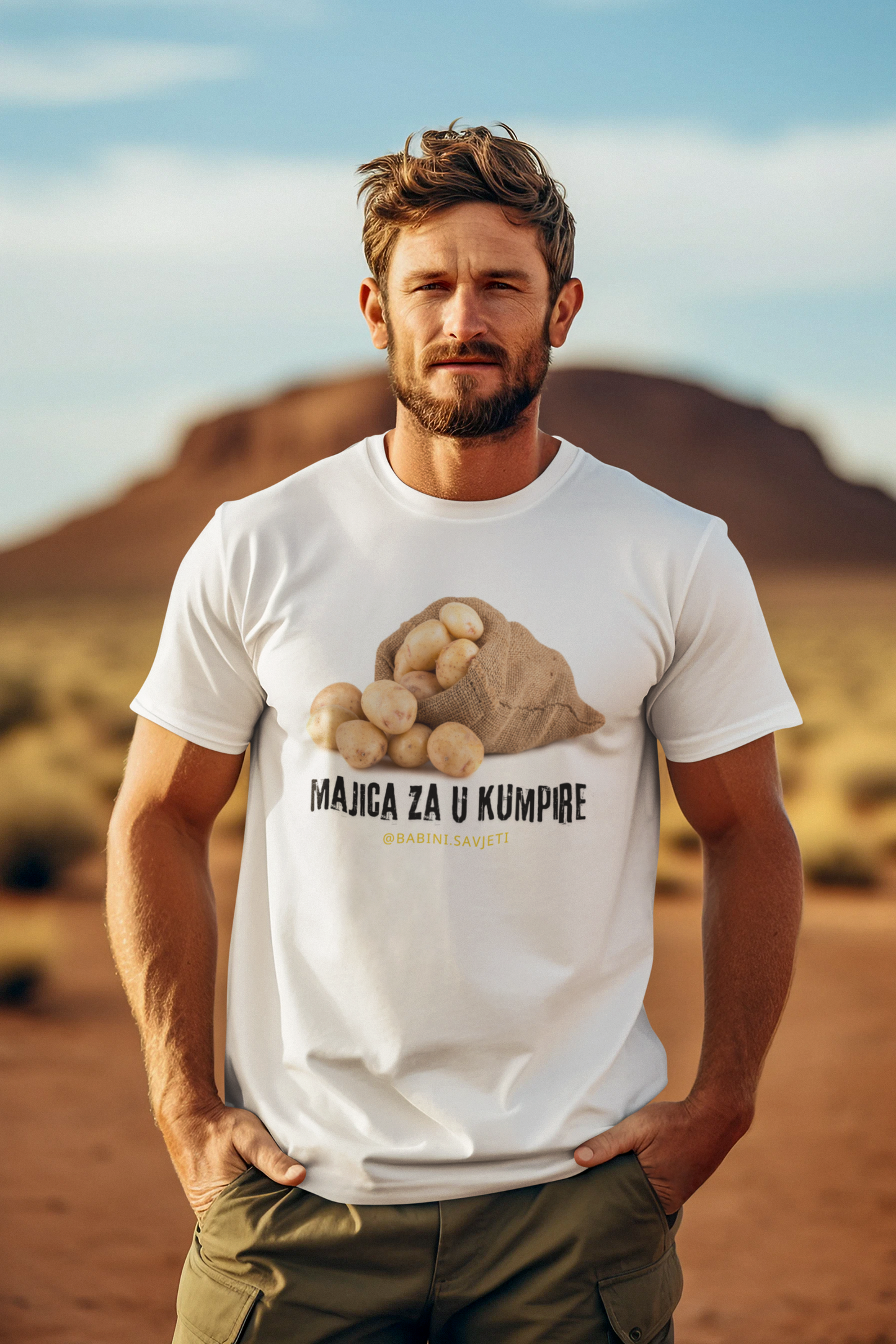 Majica kratkih rukava "za u kumpire" (m/ž)