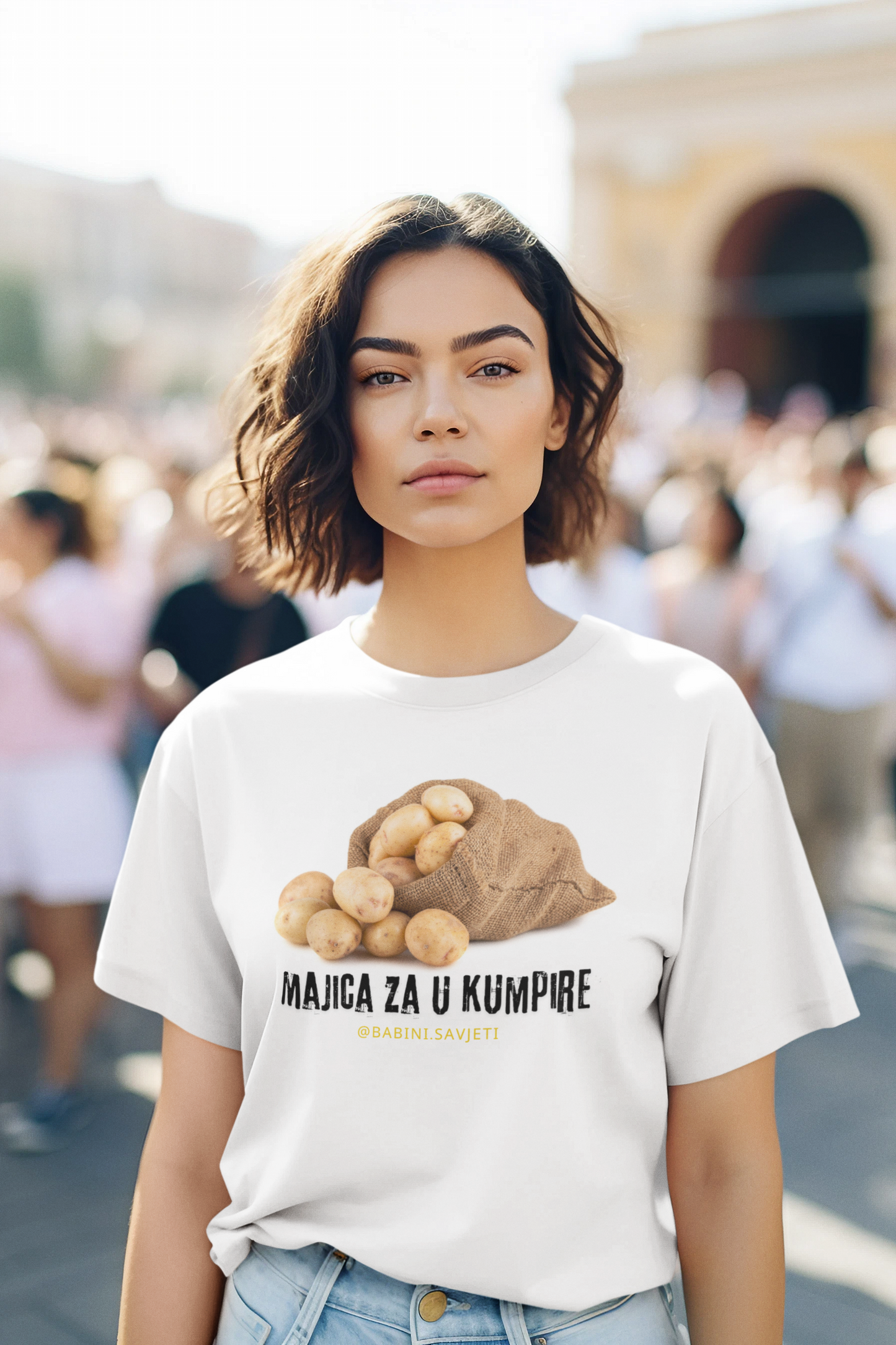 Majica kratkih rukava "za u kumpire" (m/ž)