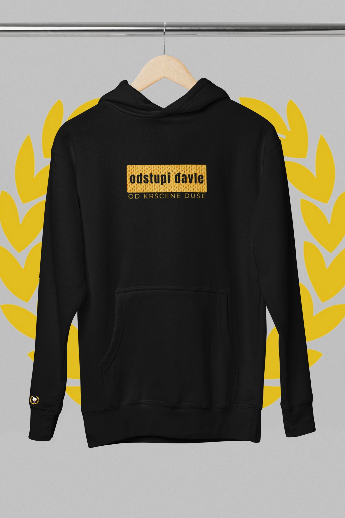 Hudica "odstupi đavle od kršćene duše"(unisex)