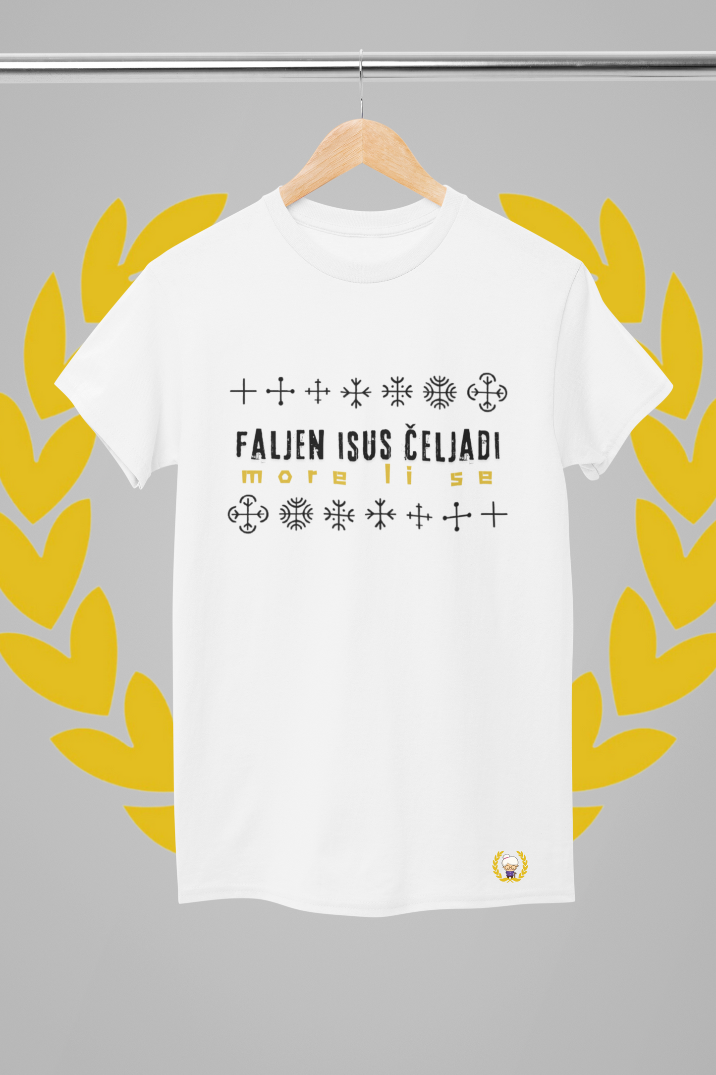 Majica kratkih rukava "faljen Isus čeljadi, more li se"