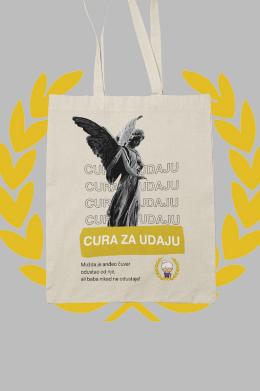 Platnena torba "Cura za udaju"