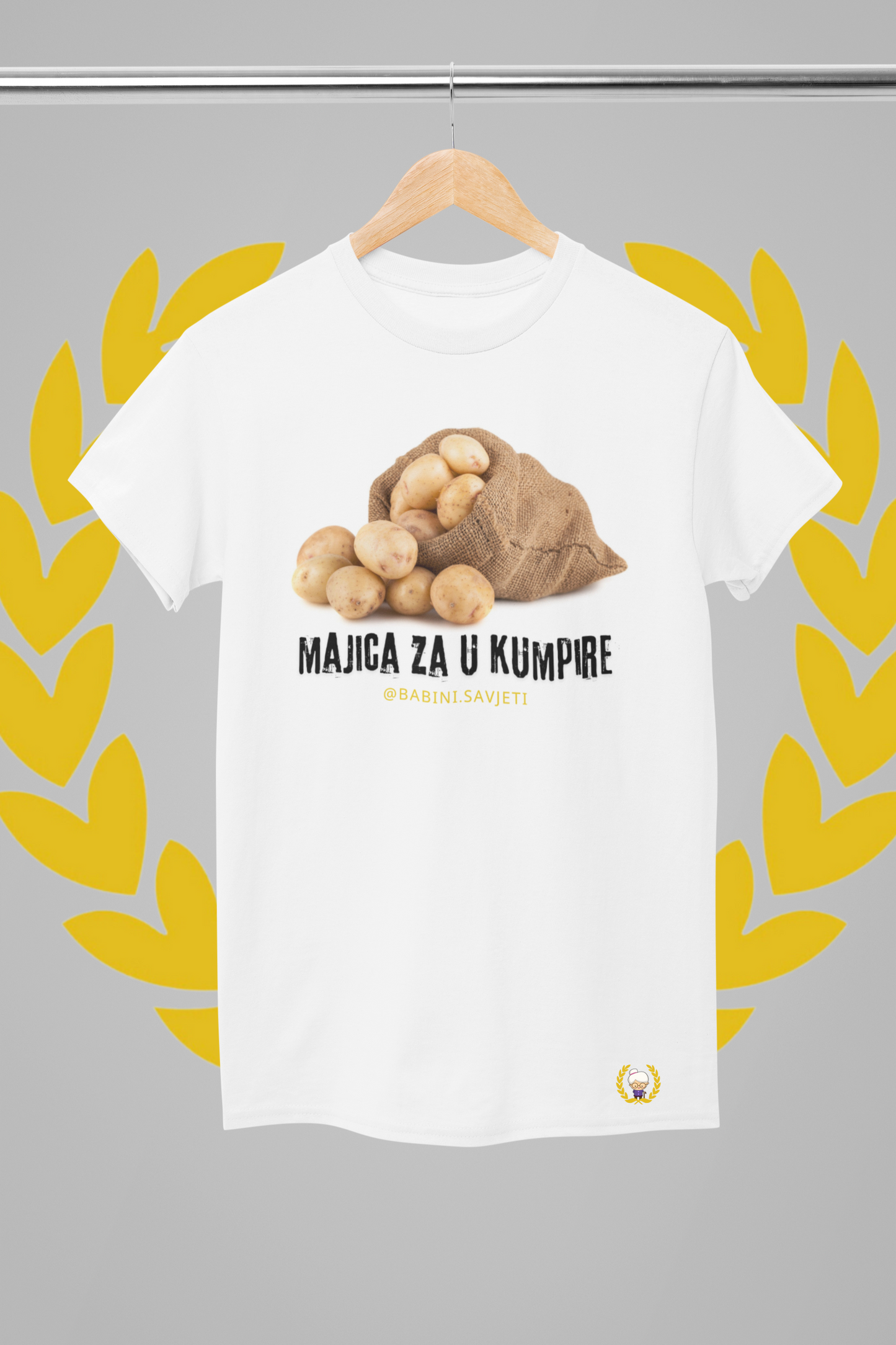 Majica kratkih rukava "za u kumpire" (m/ž)